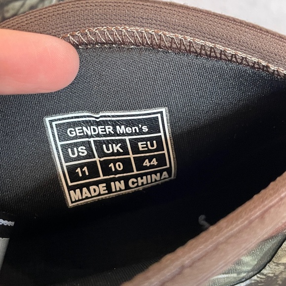 Hisea Men’s Camoflauge Ankle Boots Size 11 Rain/Garden/Farm - Picture 5 of 15